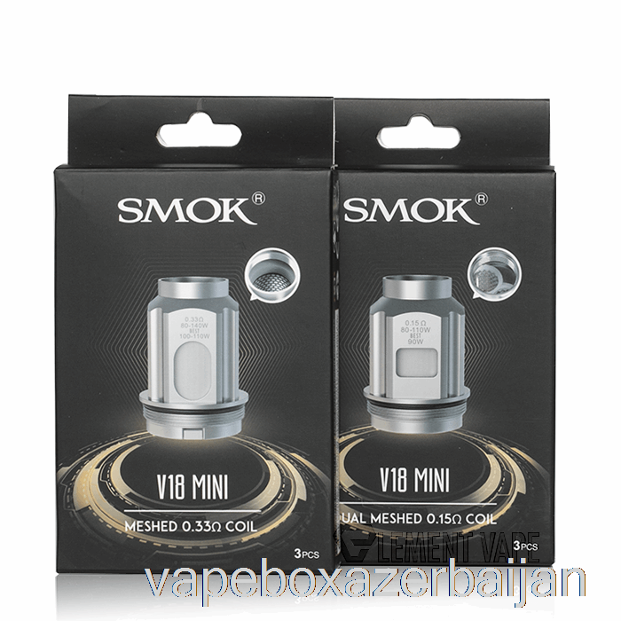 Vape Smoke SMOK TFV18 MINI Replacement Coils 0.2ohm TFV18 Mini Mesh Coils
